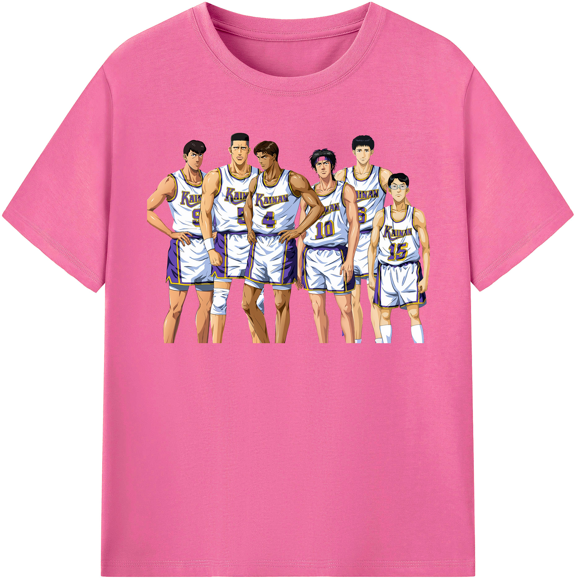 （画像用） SLAM DUNK／スラムダンク レディースカジュアルプリントTシャツ（綿100％）